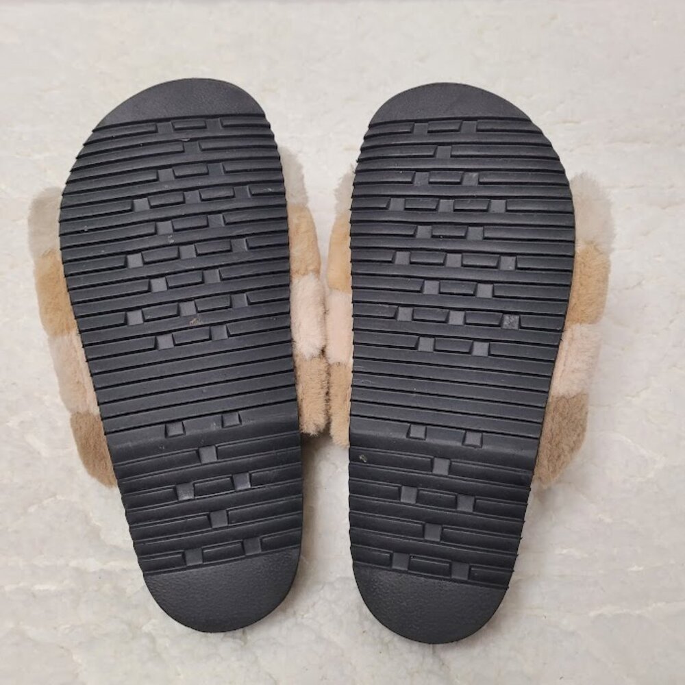 Roam Prism Slippers Faux Fur Cream - Picture 8 of 9